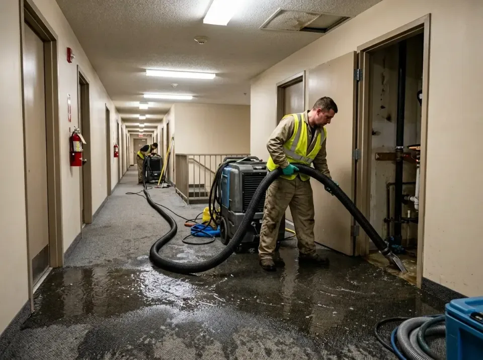 multi-unit-apartment-hallway-f-005 — frequently asked questions, Emergency Burst Pipe Water Extraction & Removal in Keansbur…